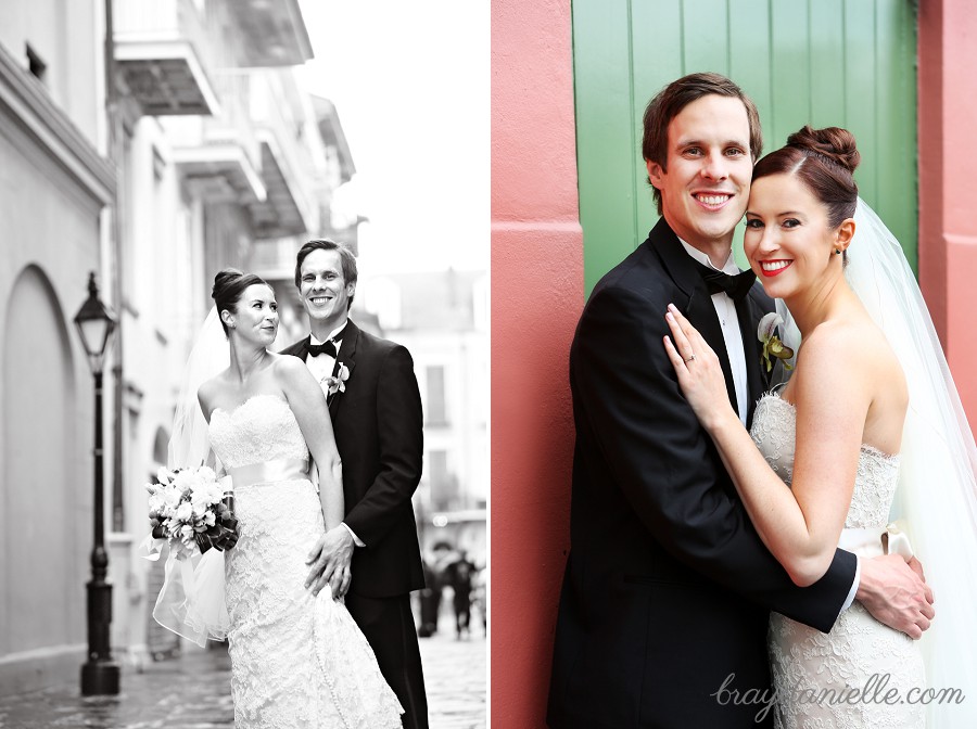 Bride and groom portrait