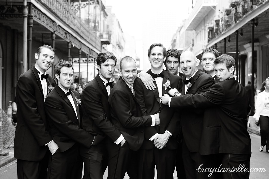 Fun groomsmen portrait