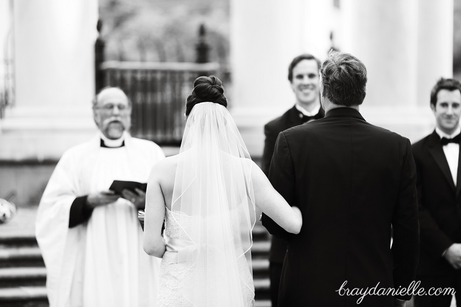 father giving away the bride Audubon Tea Room, New Orleans, LA