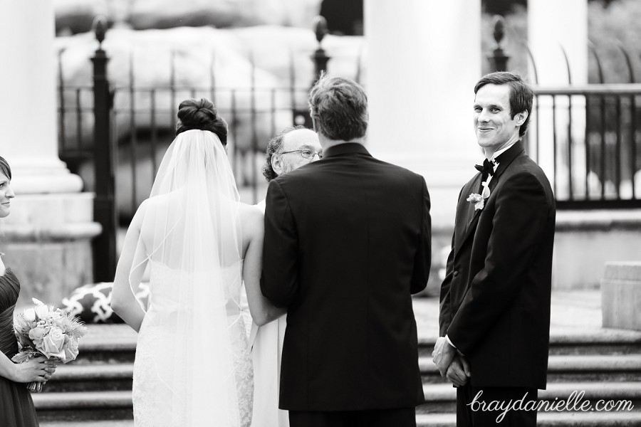 father of the bride giving her away Audubon Tea Room, New Orleans, LA