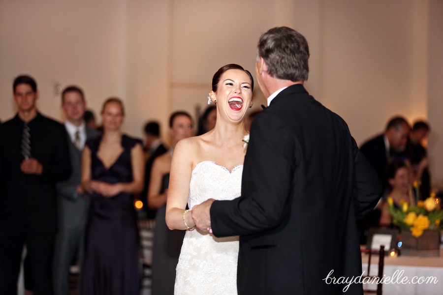 bride laughing Audubon Tea Room, New Orleans, LA