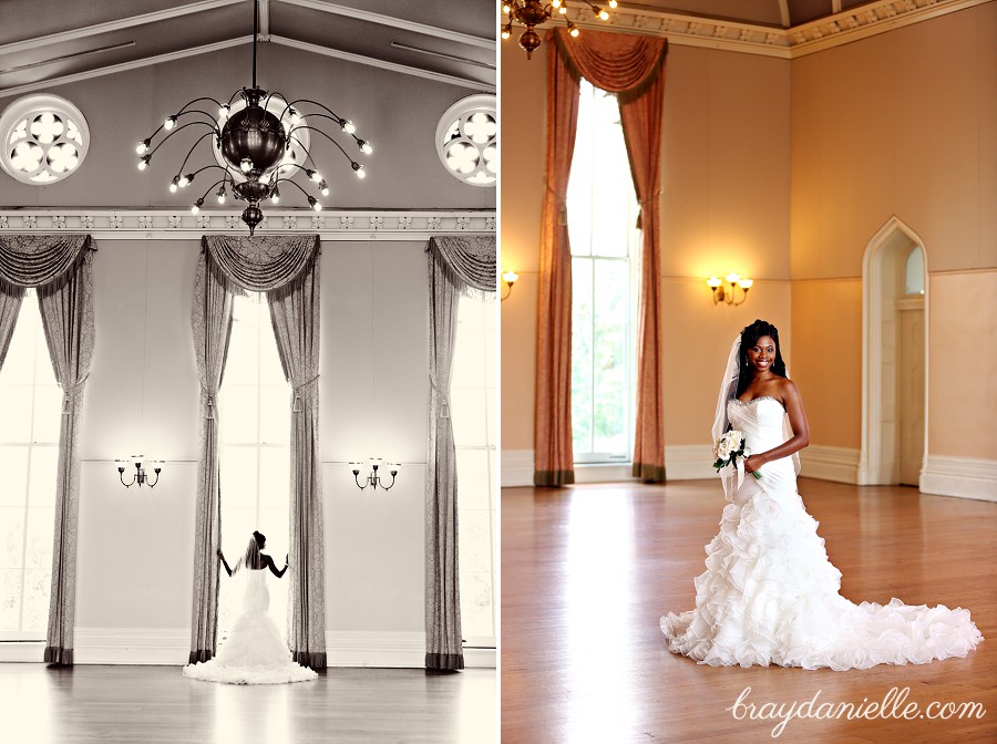 bride silhouette by Bray Danielle Photography