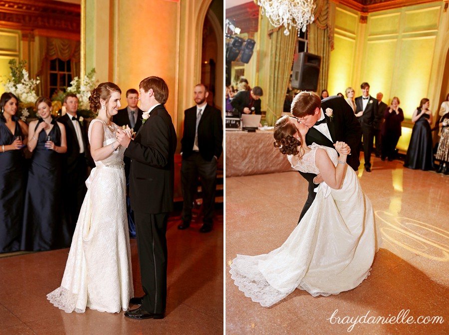 first dance indoors