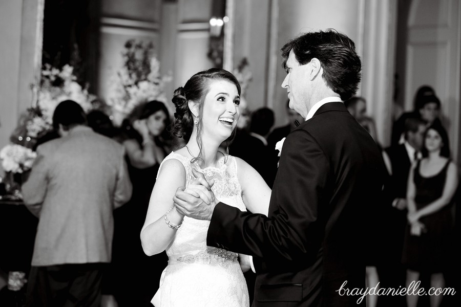 father of the bride dancing with bride