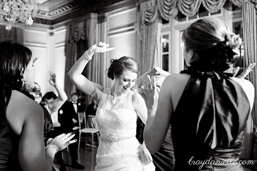 bride dancing