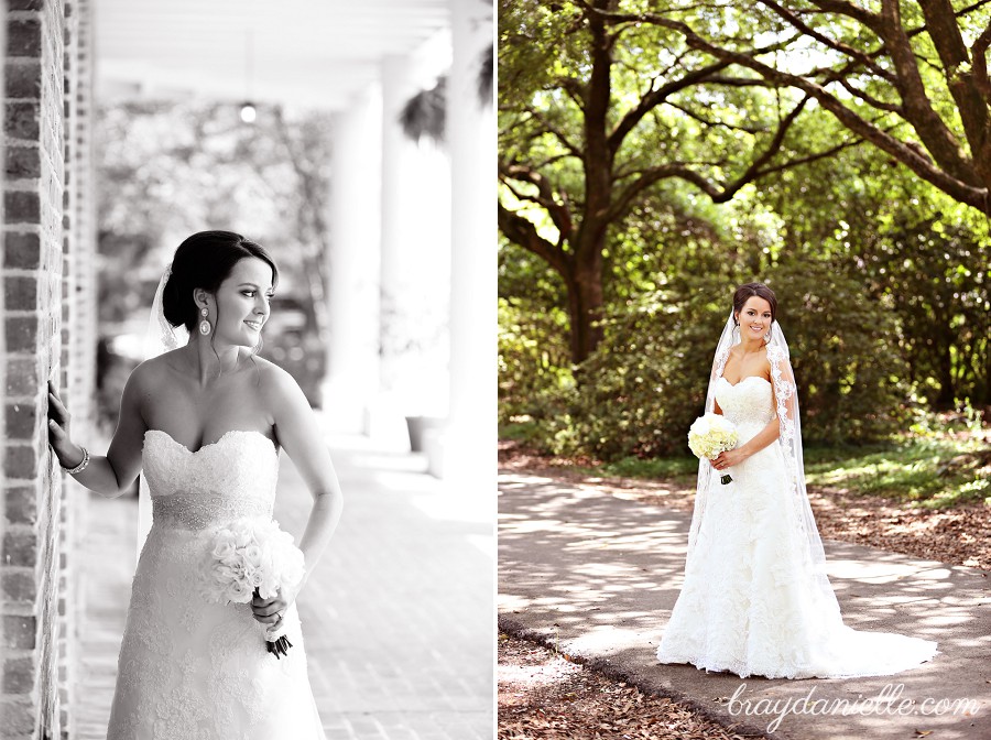 Outdoor bridal portraits