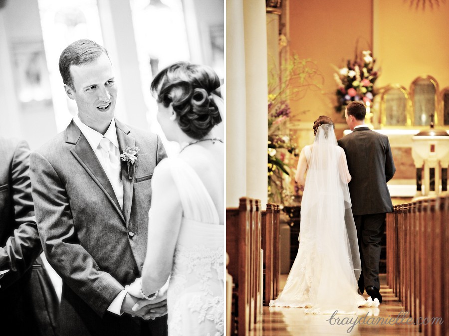 Church wedding ceremony