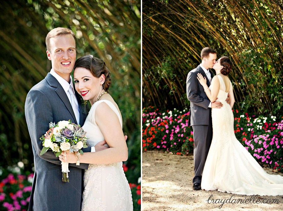 Bride and groom portrait daytime