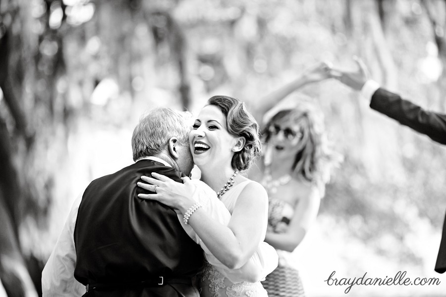 beautiful bride dancing