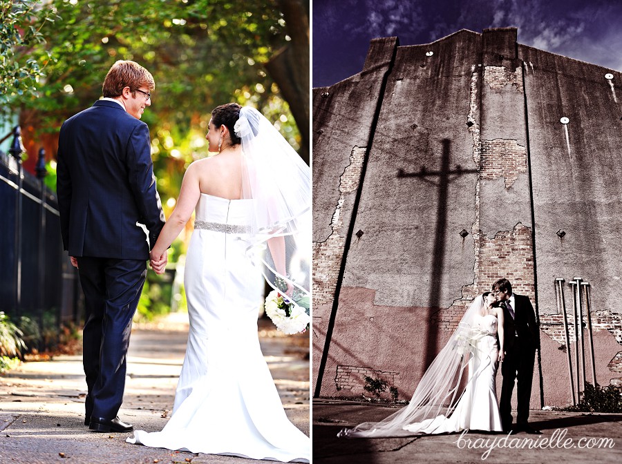 Nontraditional bride and groom photos