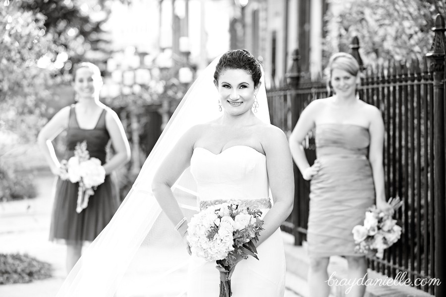 Nontraditional bridal party photo