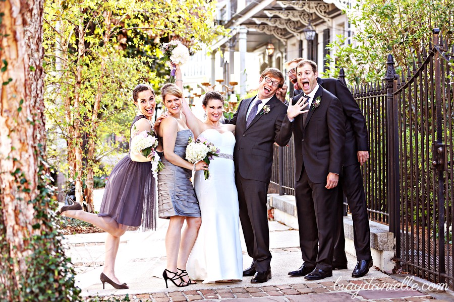 cute wedding party photo