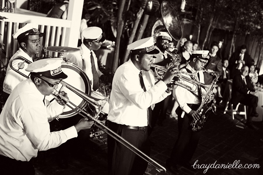 jazz band at wedding reception