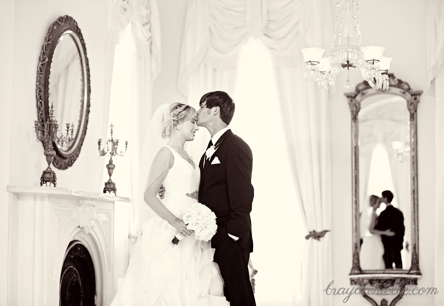 Luxury bride and groom portrait
