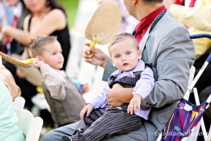 cute wedding guests