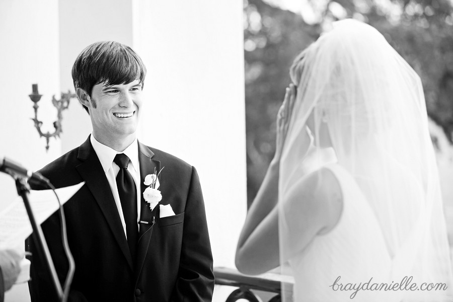 groom smiling