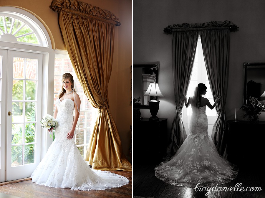 Bride silhouette by Bray Danielle Photography 