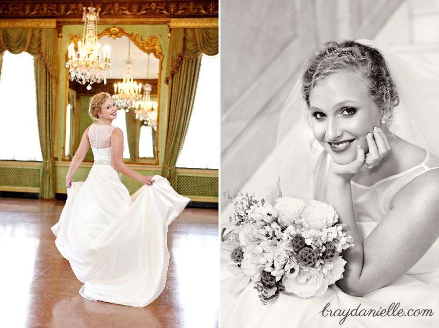 High end bridal portrait by Bray Danielle Photography