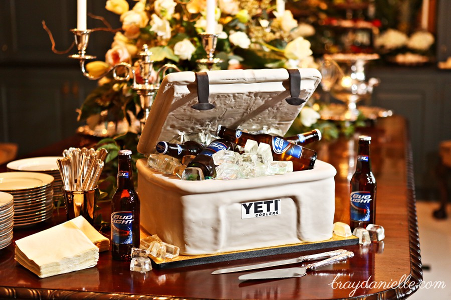 Grooms Cake Beer Cooler