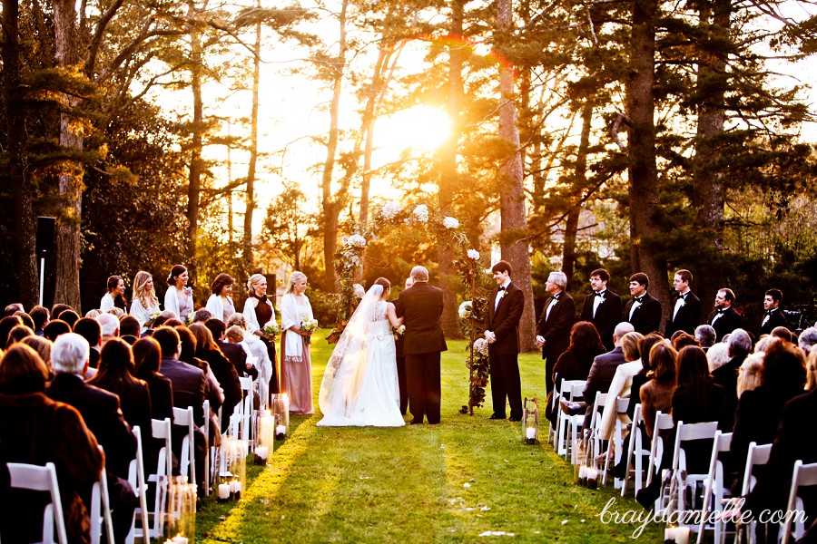 Sunset wedding Ceremony