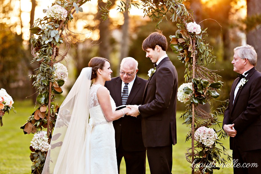 Gorgeous Wedding ceremony outside