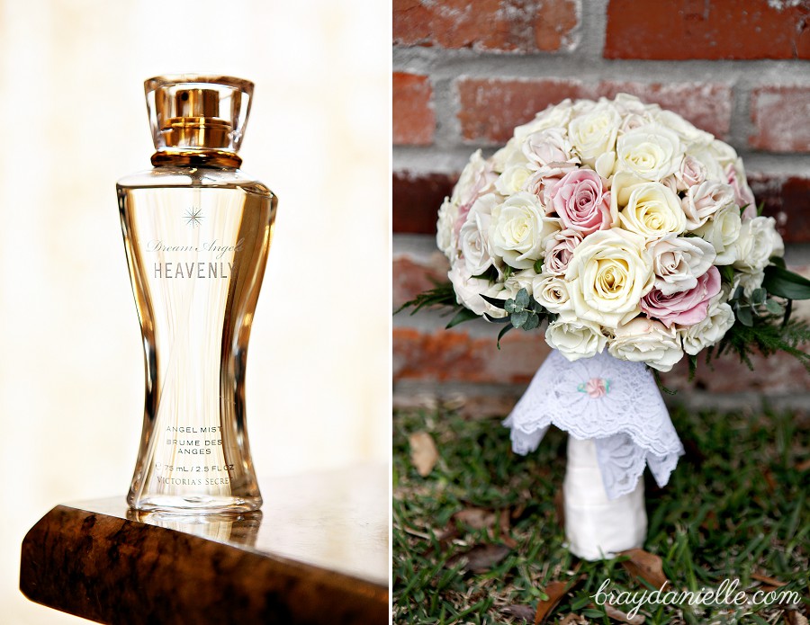 Heavenly perfume + bouquet