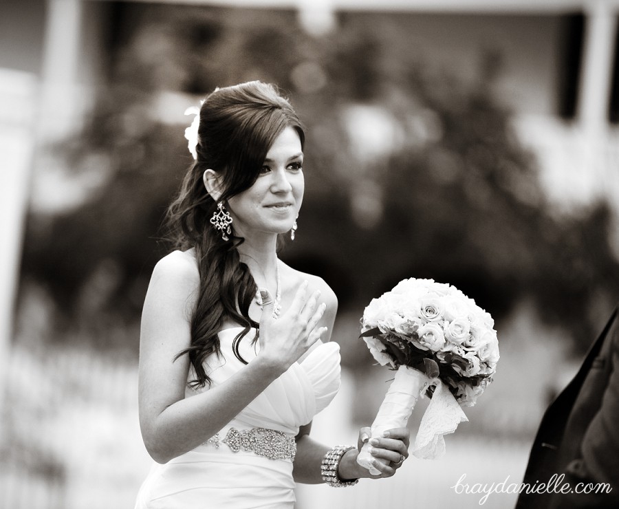 Bride's first look