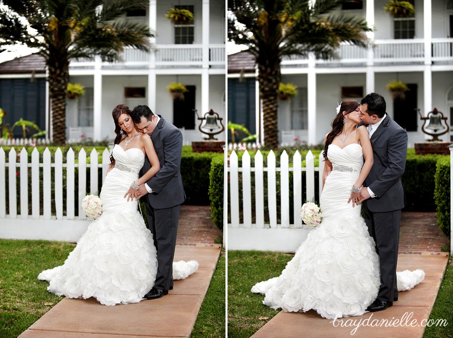 Bride and groom portraits outdoor