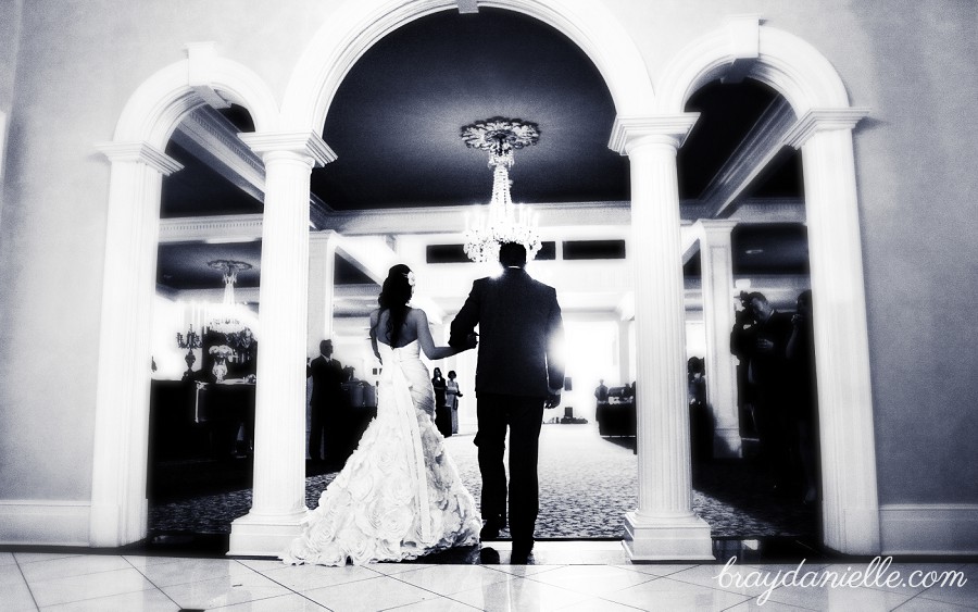 bride and groom entrance