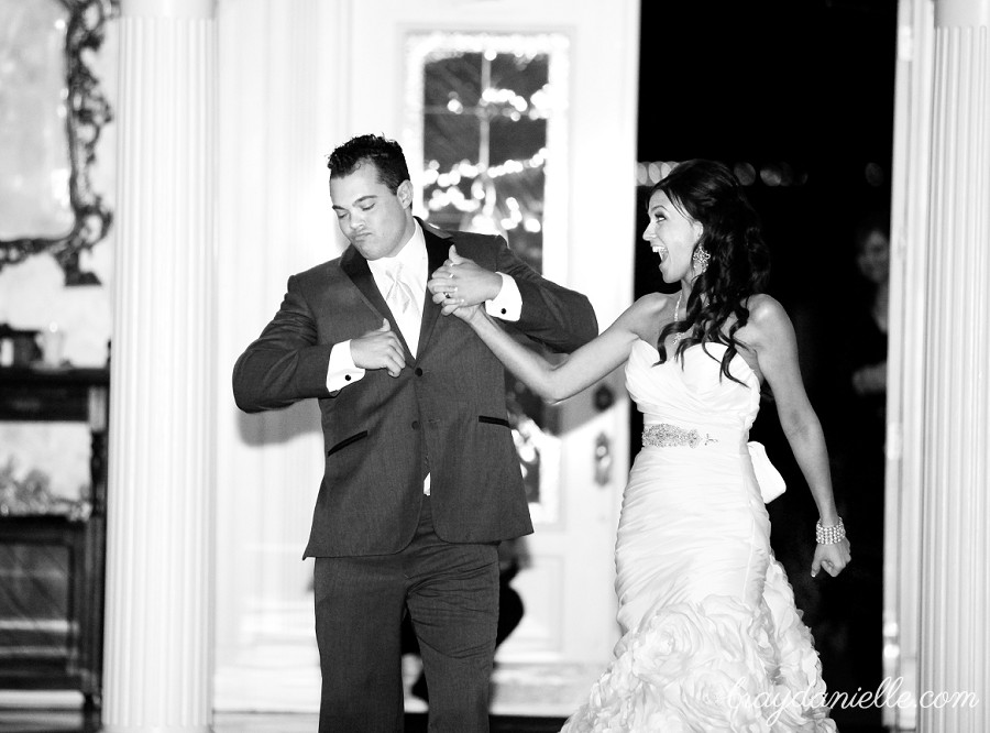 bride and groom entrance