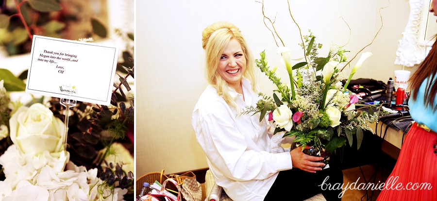 Flowers from the Groom