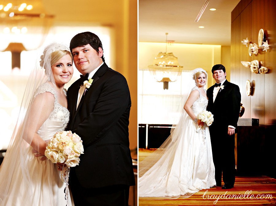 Bride and Groom posed photos, wedding by Bray Danielle Photography at the Renaissance Hotel 
