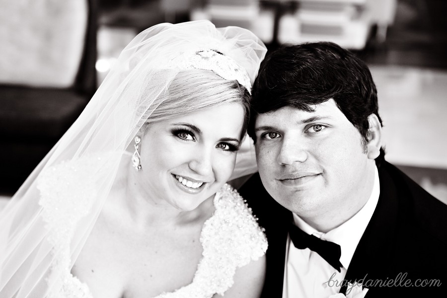 Close up of Bride and Groom