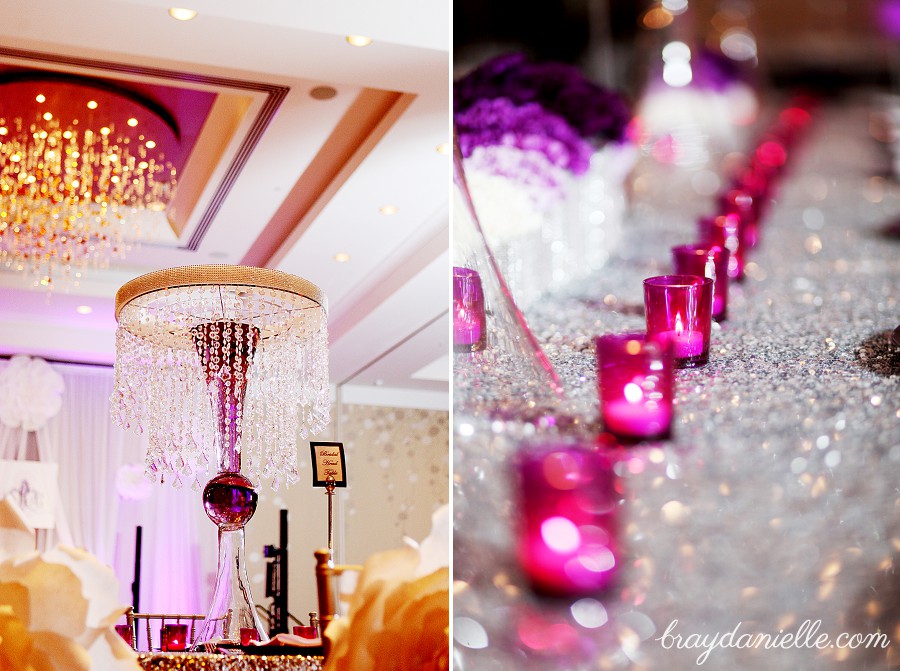 Luxurious Wedding Decor, wedding by Bray Danielle Photography at the Renaissance Hotel