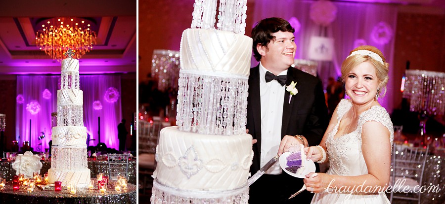 Purple Wedding Cake