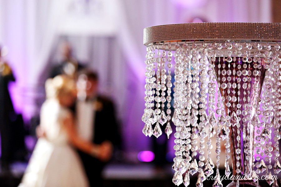 Artistic Bride and groom dance