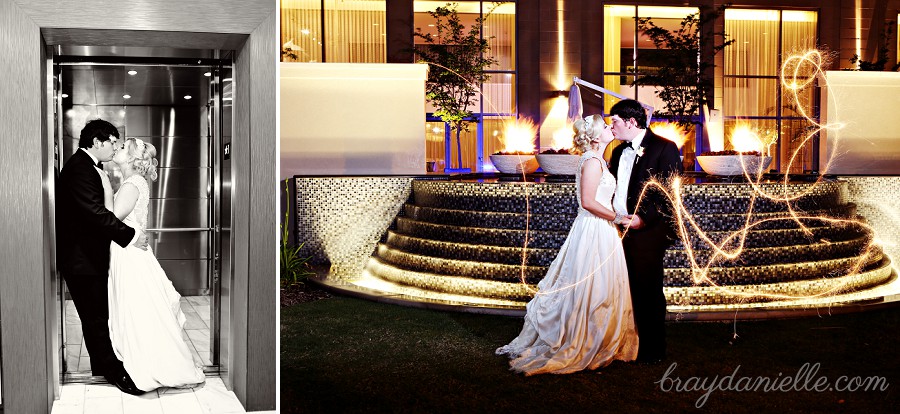Romantic Bride and Groom Portraits, wedding by Bray Danielle Photography at the Renaissance Hotel
